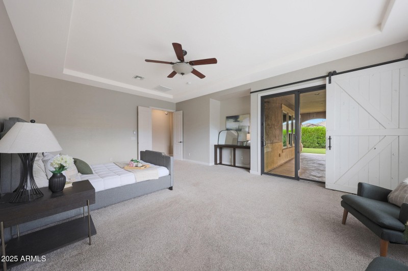 Private entrance to backyard