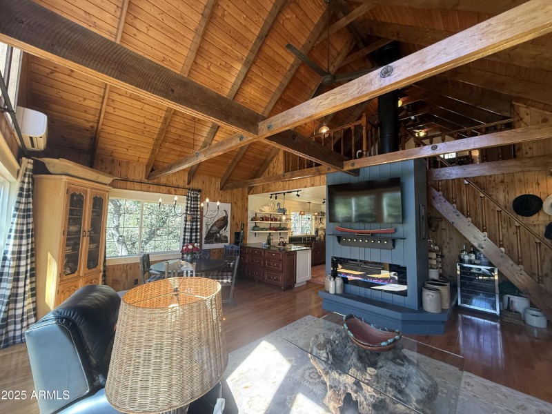 Beautiful wood beams