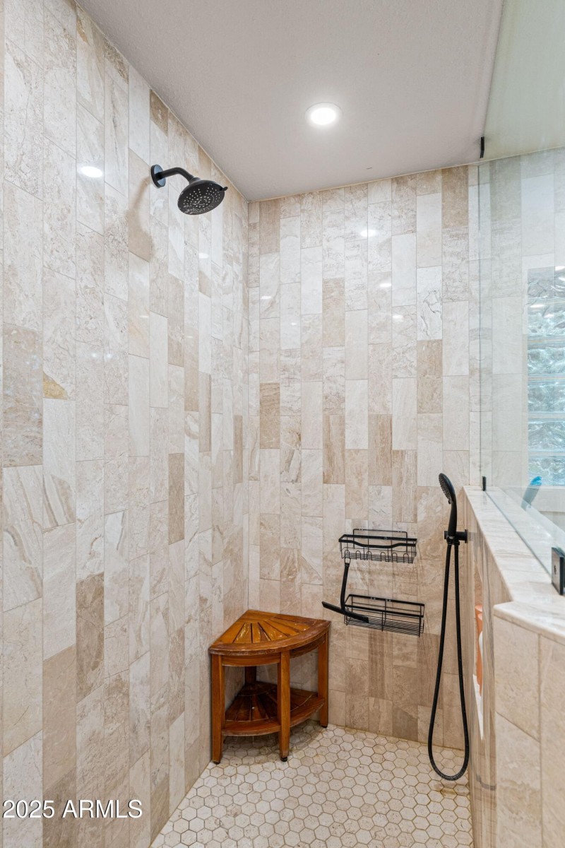 Gorgeous Tile Shower in Primary