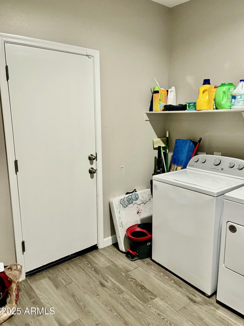 Laundry & Exit to Garage