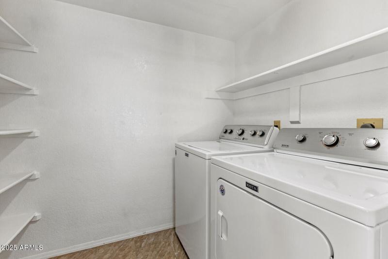 Indoor Laundry with Tons of Storage