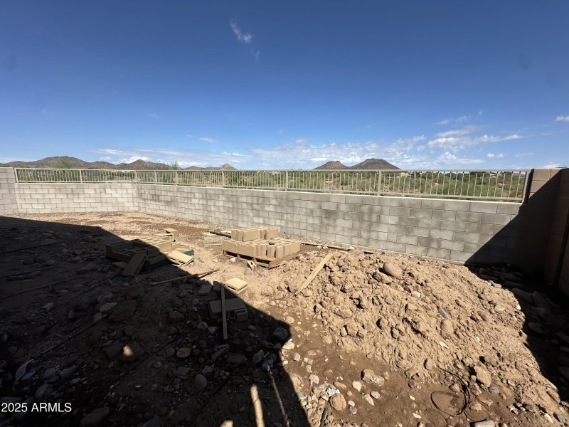 6 - Backyard with Mountain Views