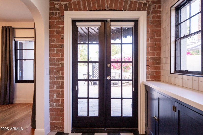 Kitchen French doors