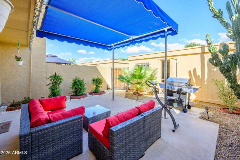 back patio court yard