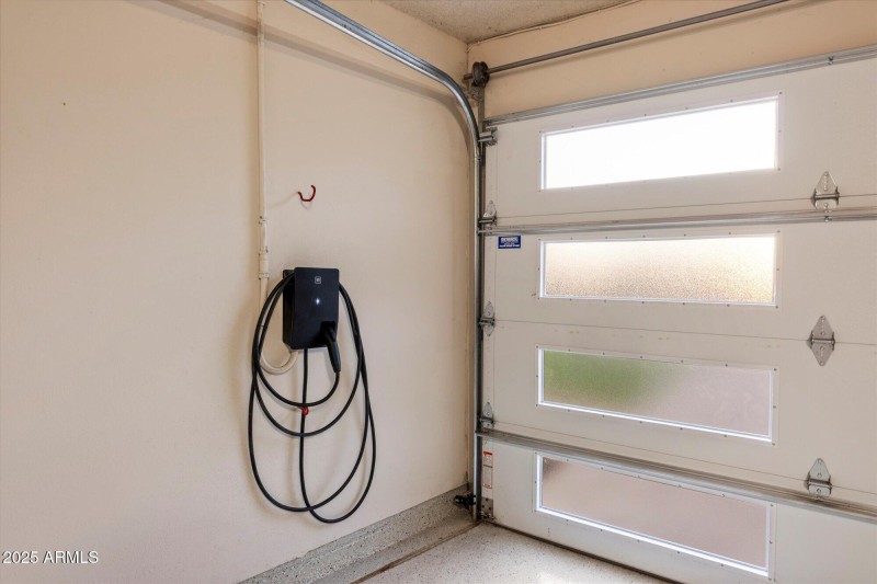 EV Charger in garage