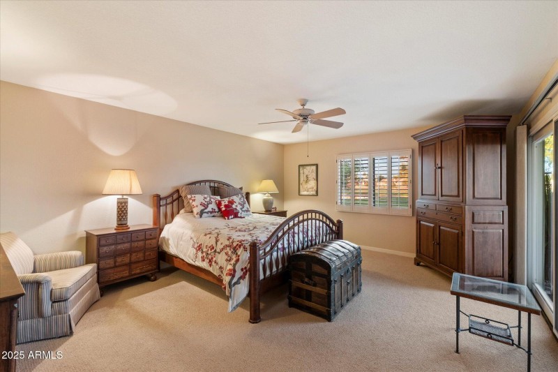 Primary suite with mountain views