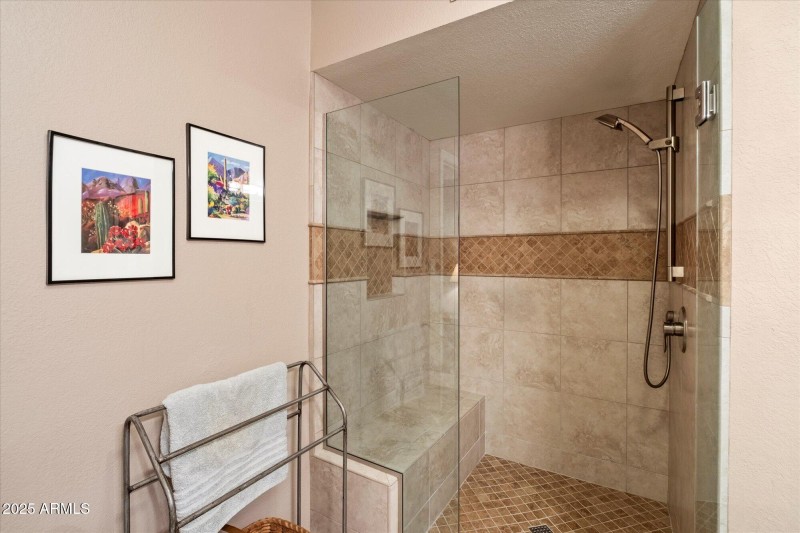 Second primary suite ensuite shower