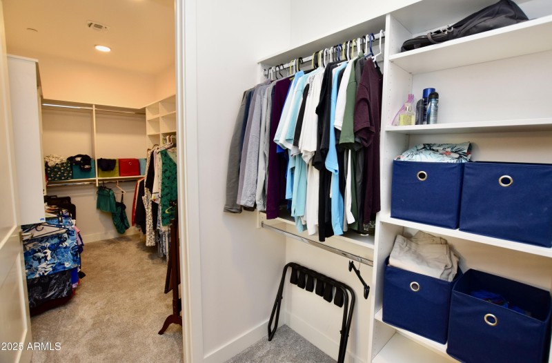 Primary HUGE Double Closet