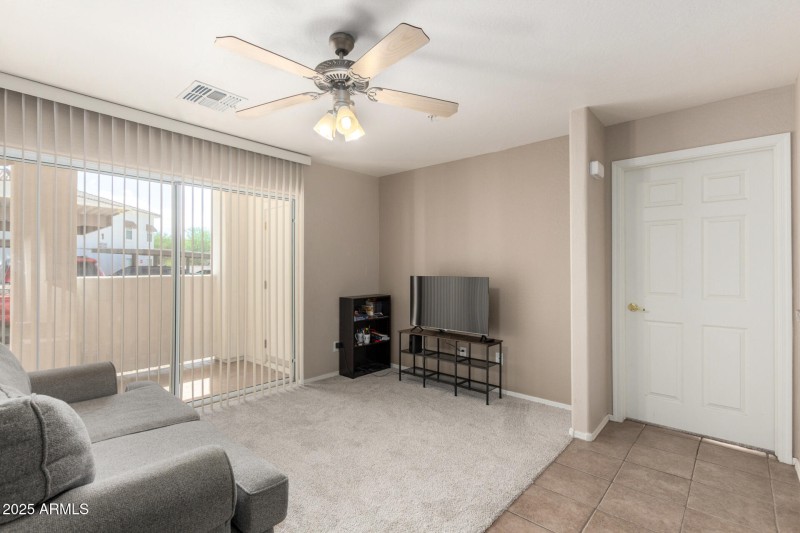 Slider to Patio in Living Room