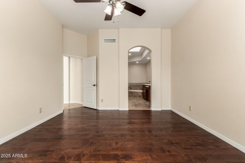 Large space with rich floors