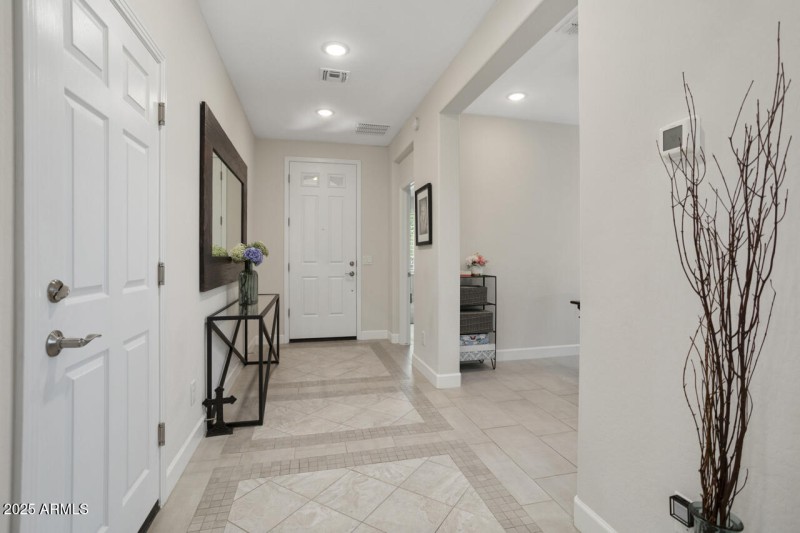 Spacious welcoming foyer