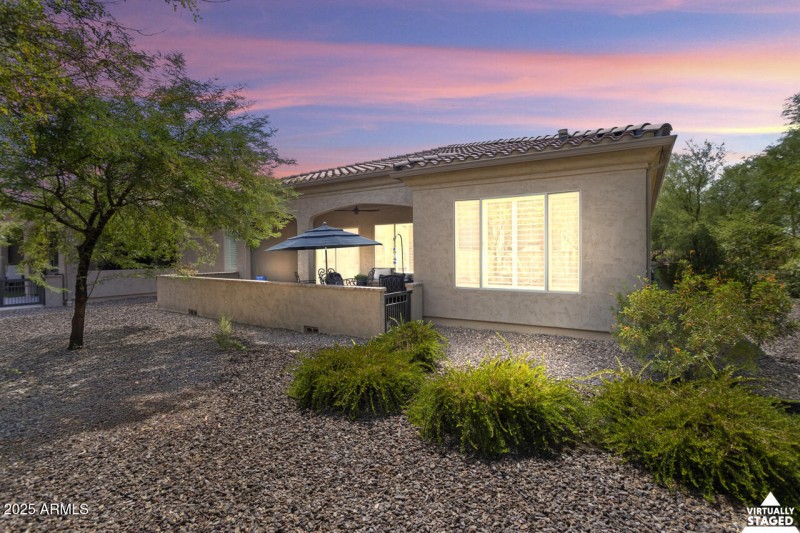 Enjoy patio anytime of day or night!