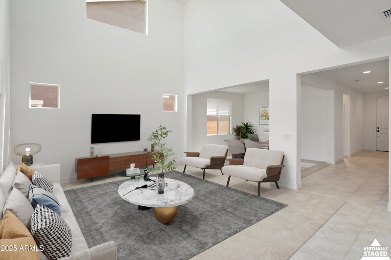 Living -Room - Virtually Staged