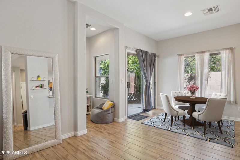 DINING ROOM - STAGED
