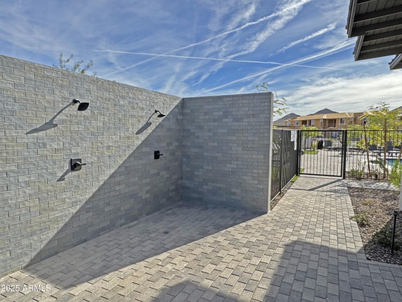 Community Pool Outdoor Showers