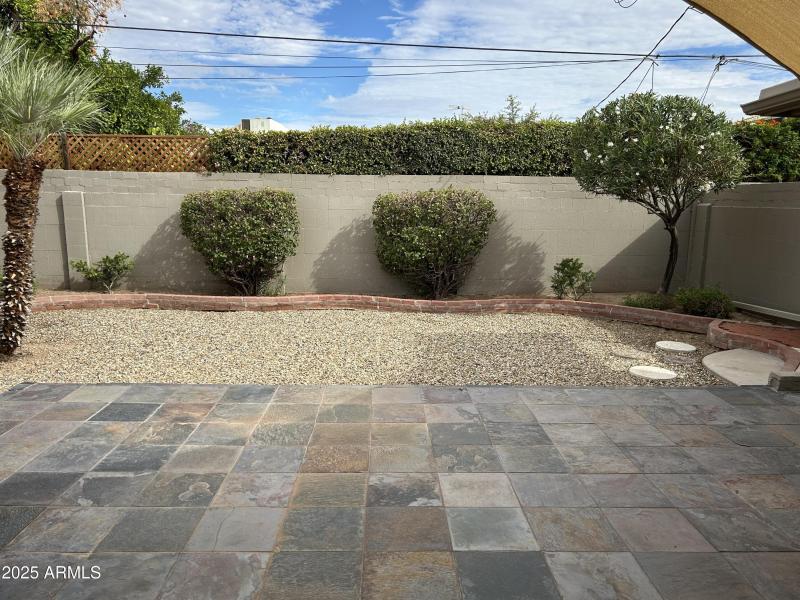 extended patio - backyard