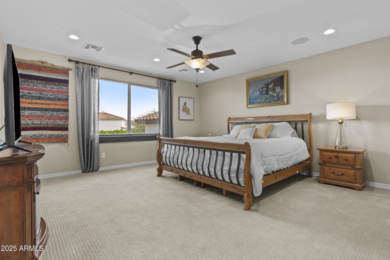 Mountain views from the primary bedroom!