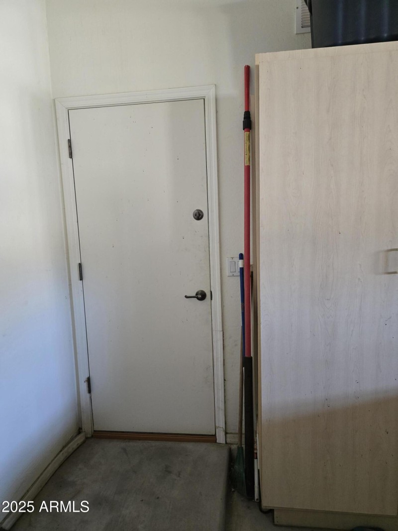 Service Entry Door From Garage