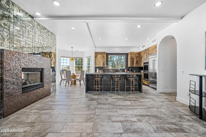 Fire Place/Kitchen