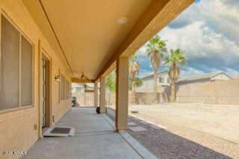 Extended covered patio