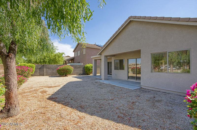 Backyard overlooks Park