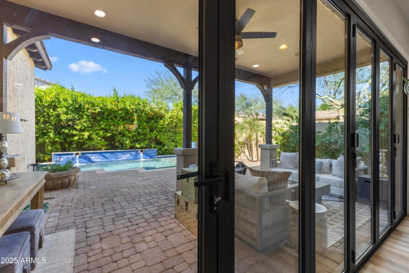 Sliding Glass Doors in Great Room