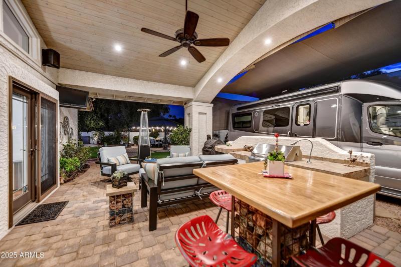 Covered Patio - RV Parking