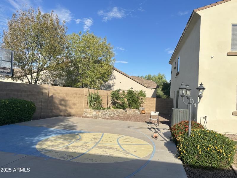 Side backyard- Gardening area