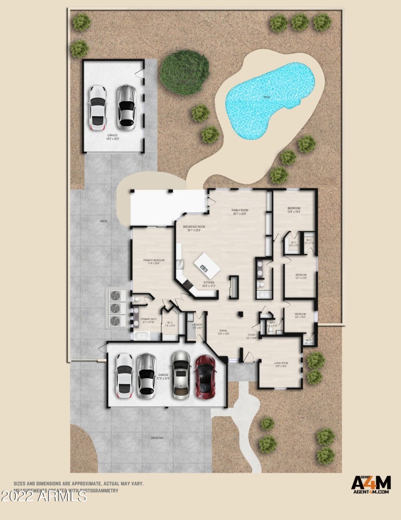 2069 E Seirra Madre - Site Plan