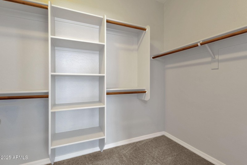 Primary walk-in closet