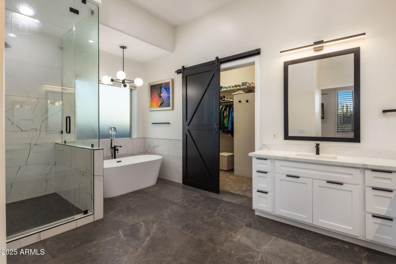 Primary Bath. Walk-In Closet