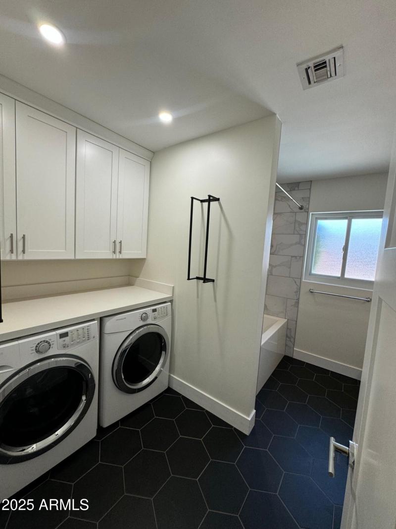 laundry in hall bath