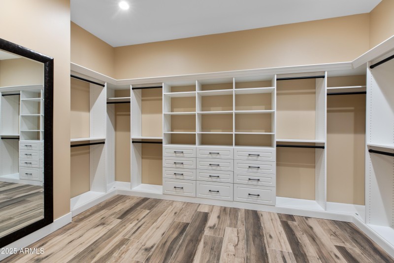 Huge Walk-In Closet w Safe Room