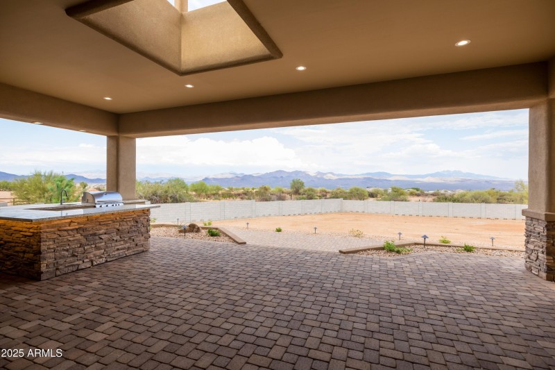 View from Covered Patio