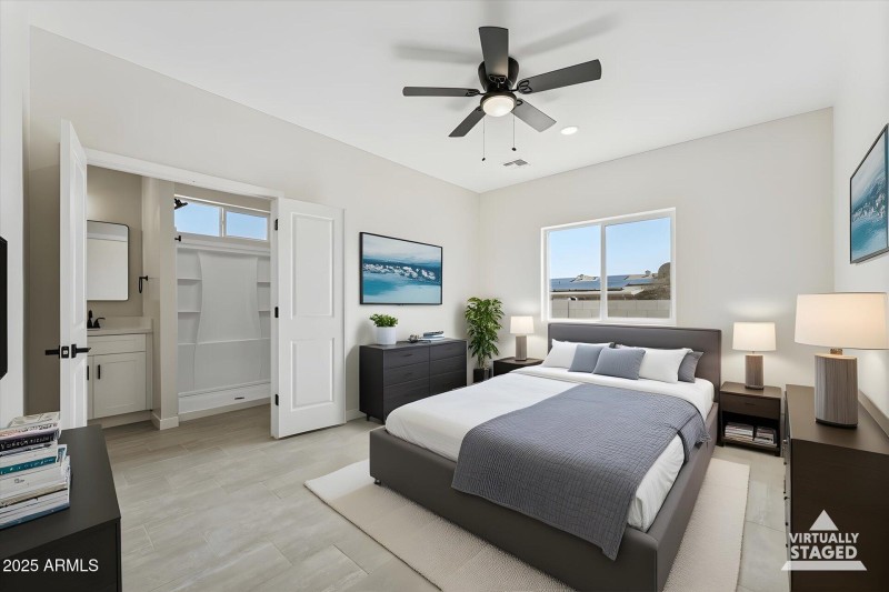 Promary Bedroom Staged