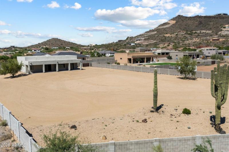 backyard looking at house