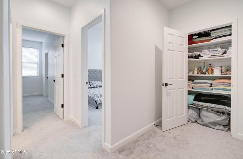 Hallway + Linen Closet