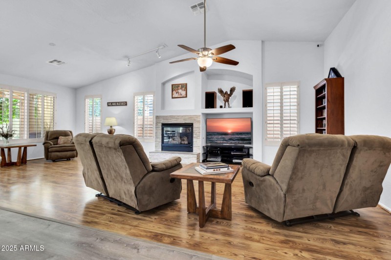 Interior retextured & painted