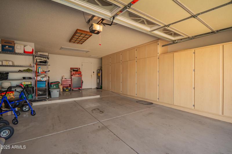 35 Epoxied Garage w/ Cabinets