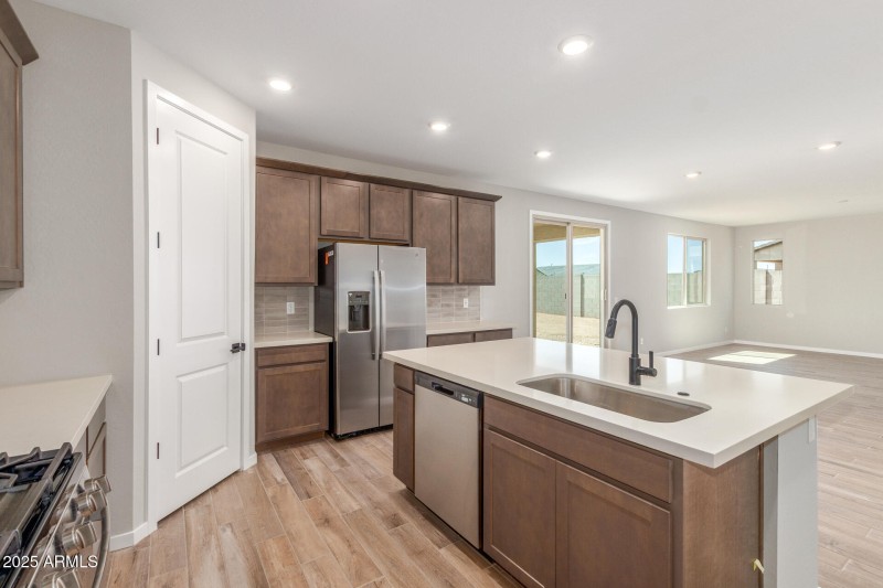 Kitchen with Walk-In Pantry