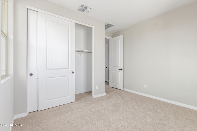 Bedroom 2 upstairs and closet