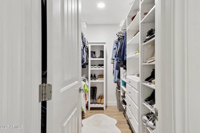 Fully custom walk in closet