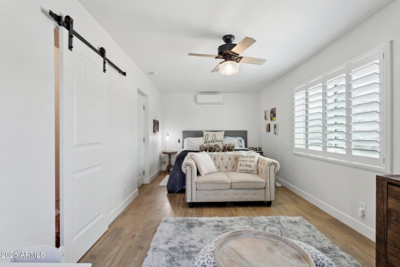 Large walk in closet