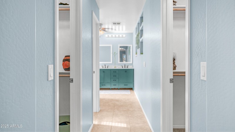 Primary Dual Walk-In Closets