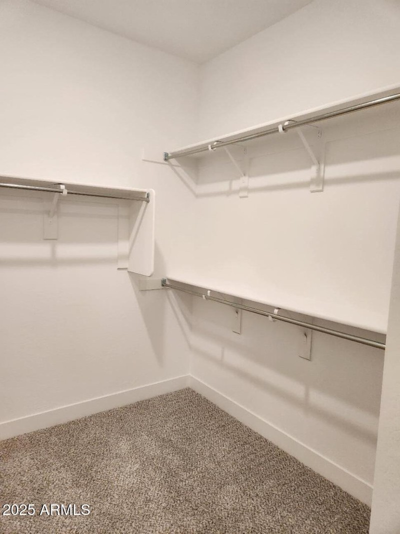 Primary walkin closet