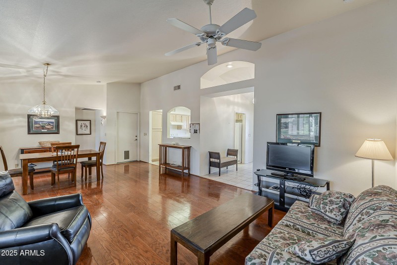 Dining Area and Living Room