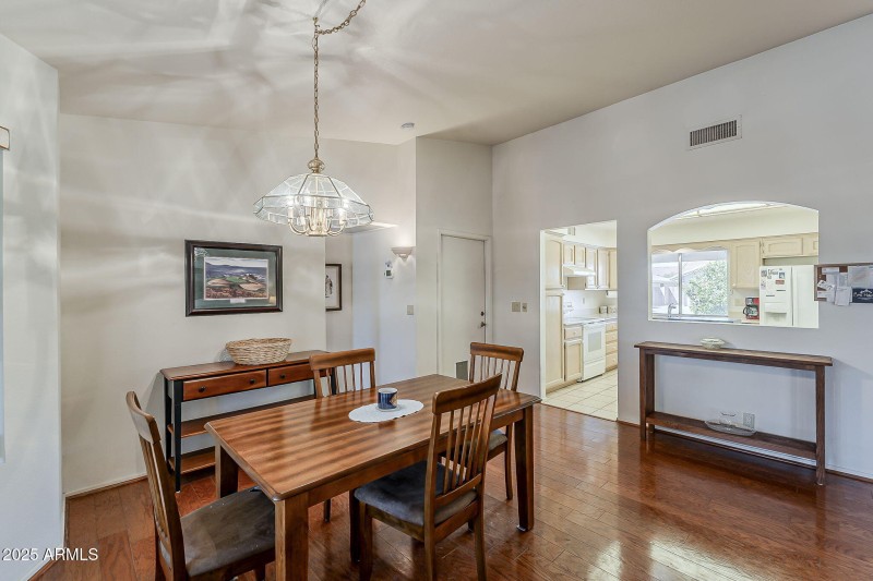 Dining Area with kitchen