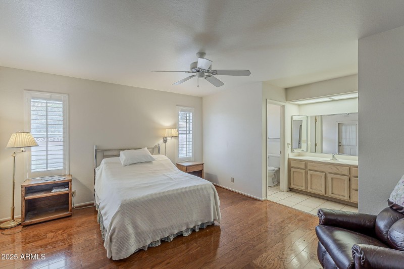 Primary Bedroom with private bathroom