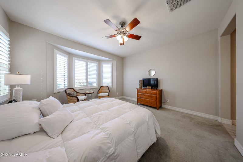 Bay Windows in Both Bedrooms