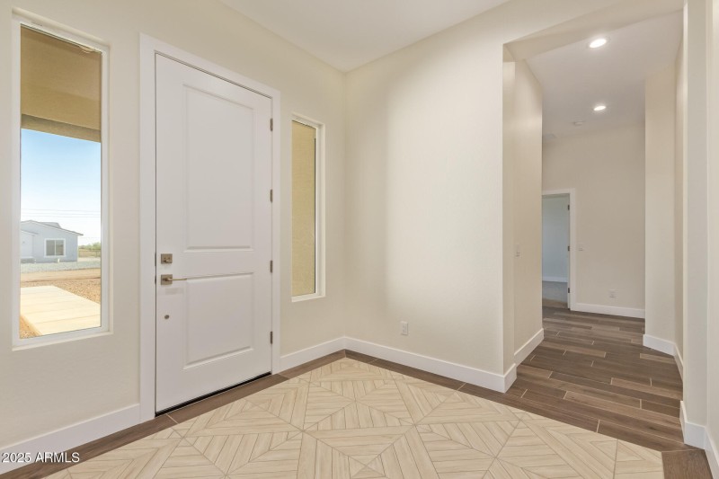 ENTRY WITH CUSTOM TILE